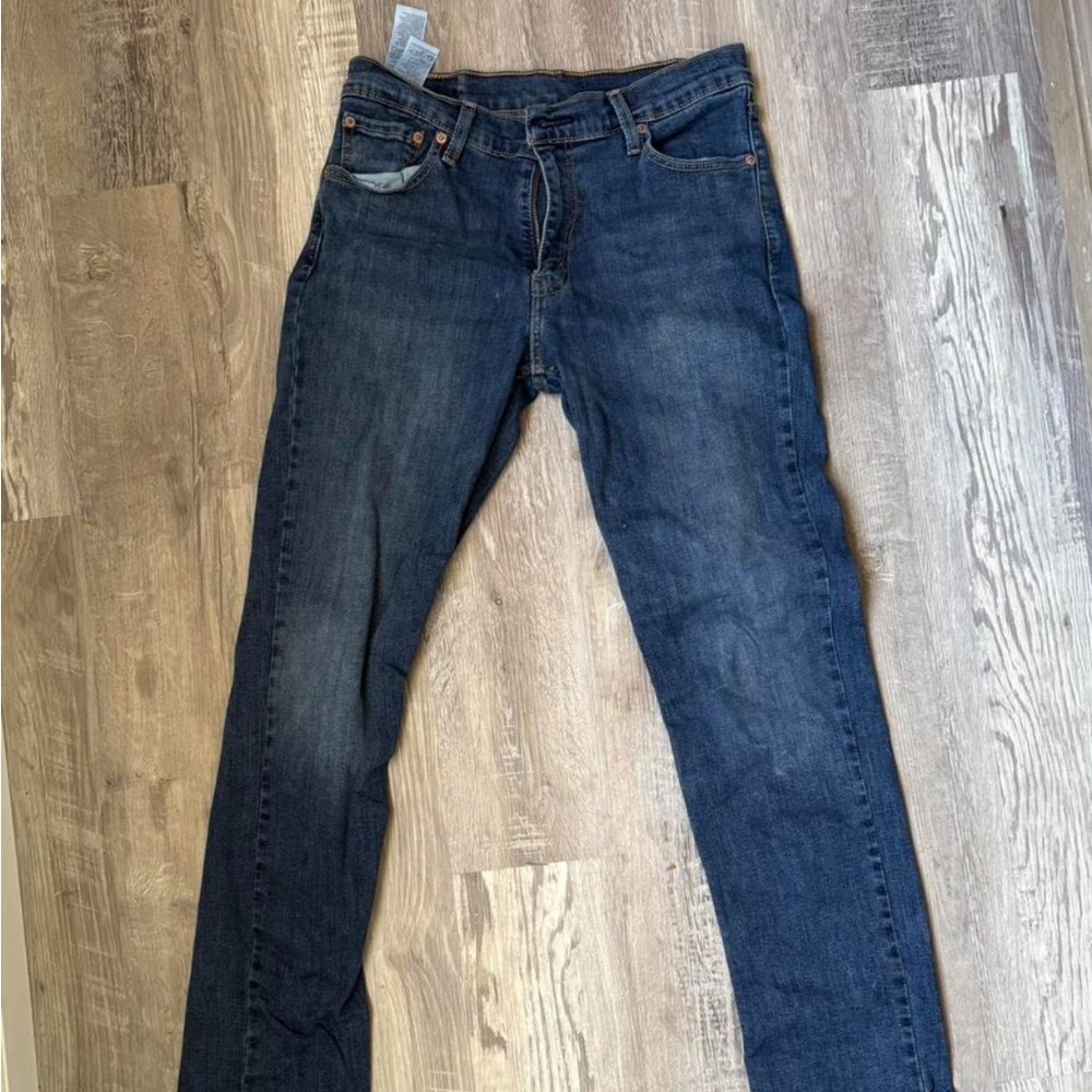 Levi's Dark Blue Straight Leg Women's Jeans